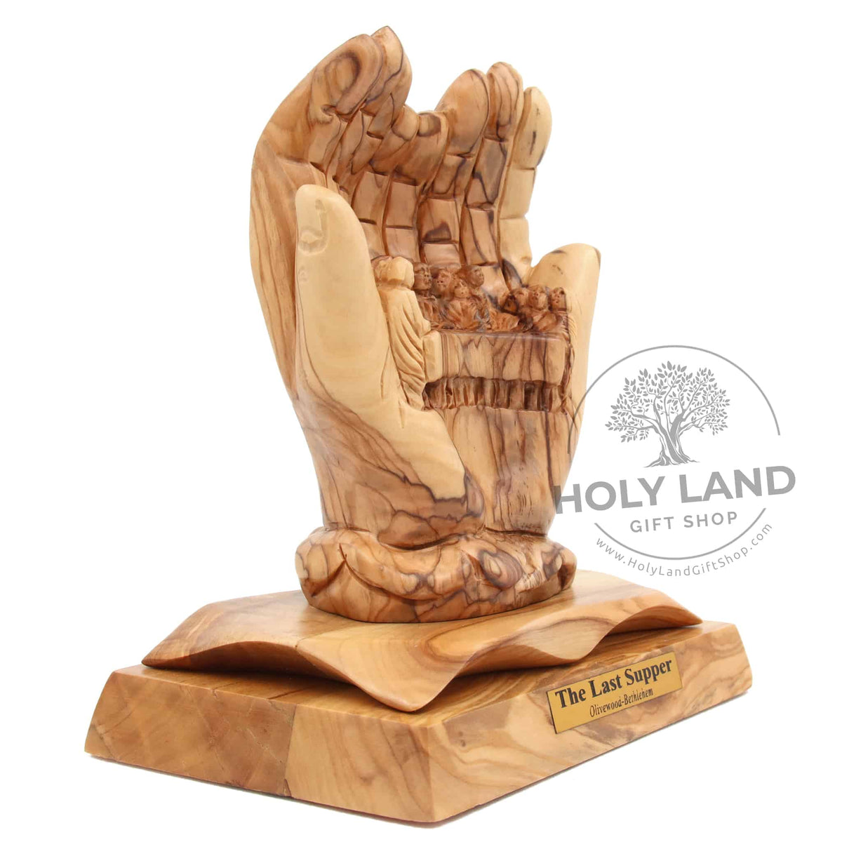 Last supper shops olive wood carving