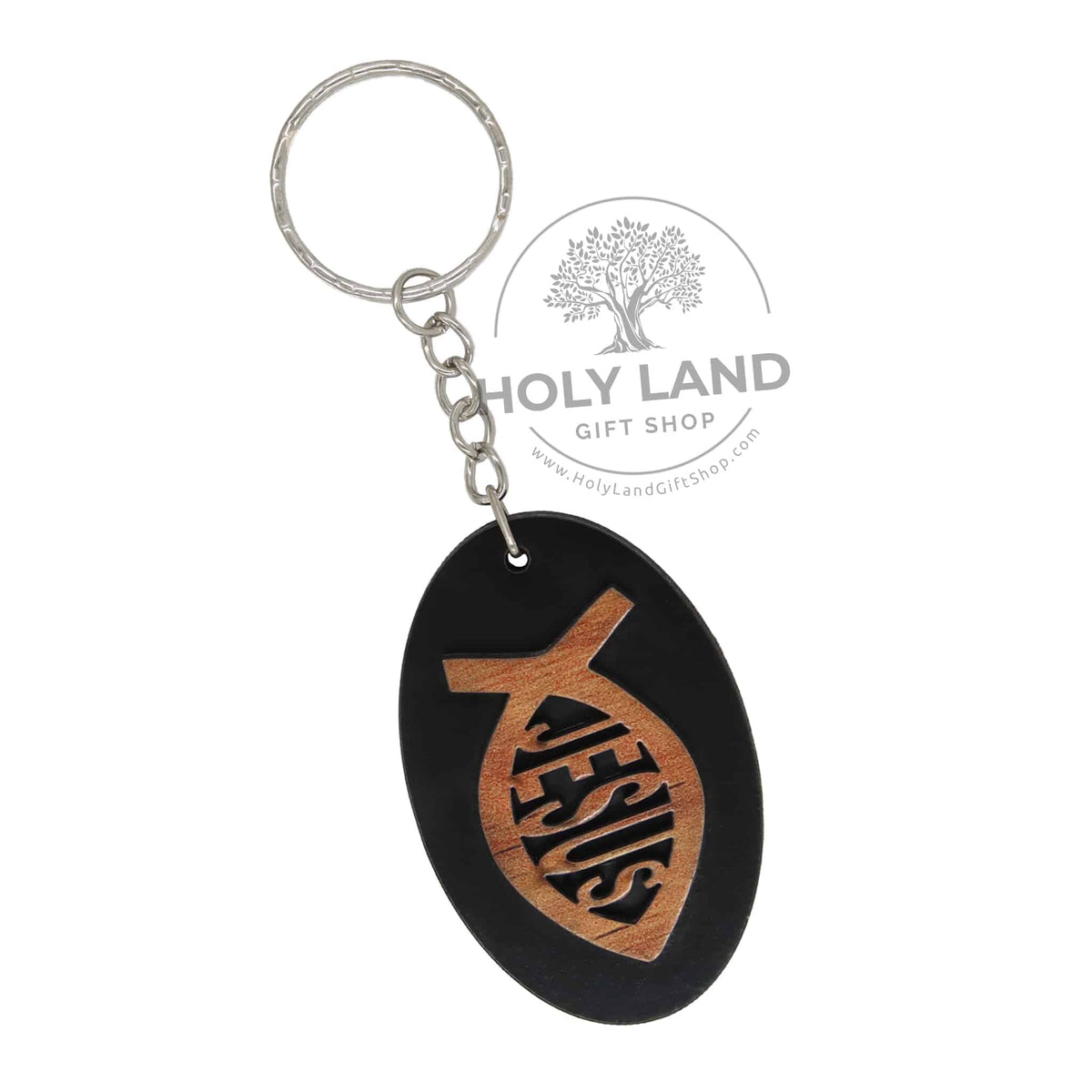 Names of Christ Solid Wood Engraved Keychain