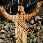 The Ascension Olive Wood Statue Holy Land Gift Shop