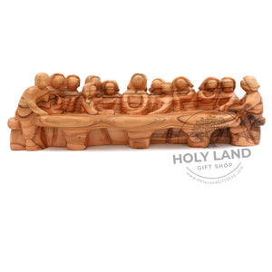 
                  
                    Load image into Gallery viewer, Bethlehem Olive Wood Last Supper Carving
                  
                