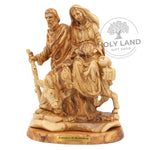 Entrance to Bethlehem Statue in Olive Wood Front View