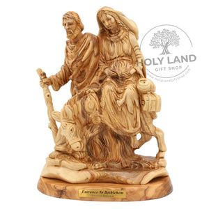
                  
                    Load image into Gallery viewer, Entrance to Bethlehem Statue in Olive Wood Front View
                  
                