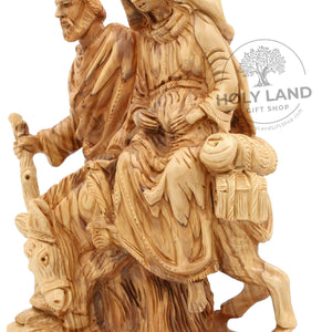 
                  
                    Load image into Gallery viewer, Entrance to Bethlehem Statue in Olive Wood Close-Up
                  
                