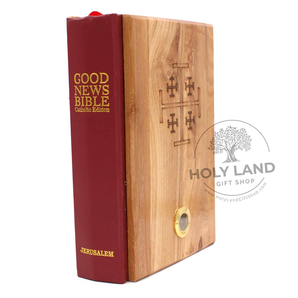 Catholic Edition Good News Holy Bible from the Holy Land Side View