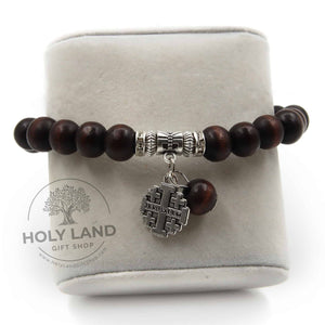 Jerusalem Cross Pearl Bracelet with 14kyg Cross  Brenda Smith Jewelry