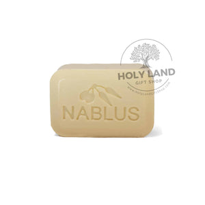 
                  
                    Load image into Gallery viewer, Handmade Lemon Organic Olive Oil Soap from the Holy Land Front View
                  
                