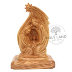 Holy Family Star Bethlehem Olive Wood Statue 