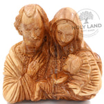 Holy Family Wall Hanging in Bethlehem Olive Wood