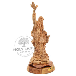 
                  
                    Load image into Gallery viewer, Noah Bethlehem Olive Wood Statue Side View
                  
                