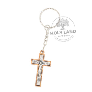 Crucifix keychain deals