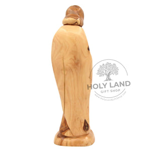 
                  
                    Load image into Gallery viewer, Bethlehem Olive Wood Abstract Shepherd Statue back View
                  
                