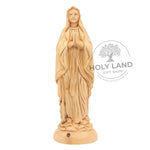 Our Lady of Fatima Virgin Mary carved Holy Land Olive Wood