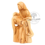 Pieta Abstract Bethlehem Olive Wood Carving from the Holy Land Side View