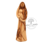 Virgin Mary with Baby Jesus Carved in Bethlehem Olive Wood